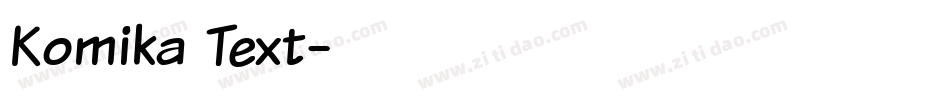 Komika Text字体转换